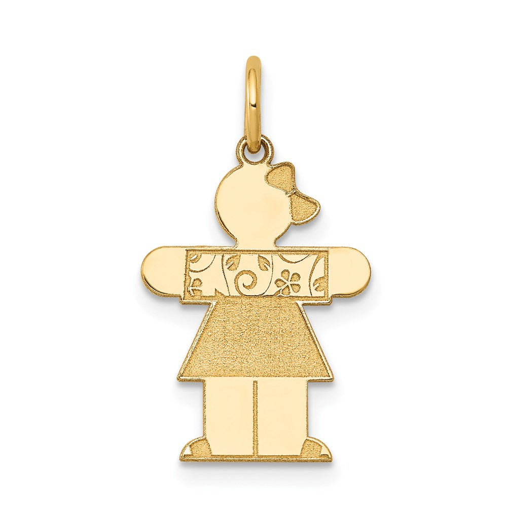 14K Gelbgold Kinder Charm