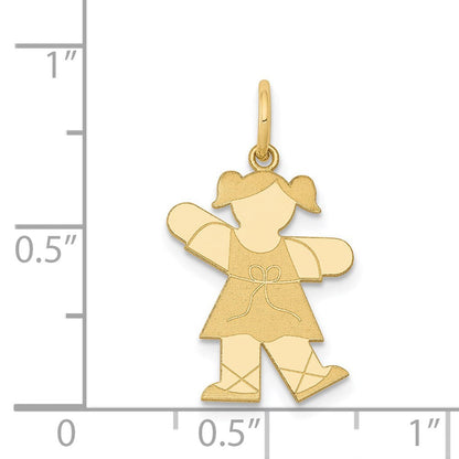 14K Gelbgold 14K Kinder Charm