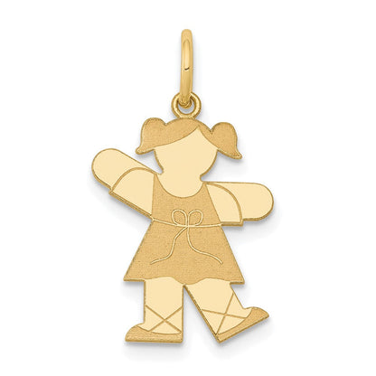 14K Gelbgold 14K Kinder Charm