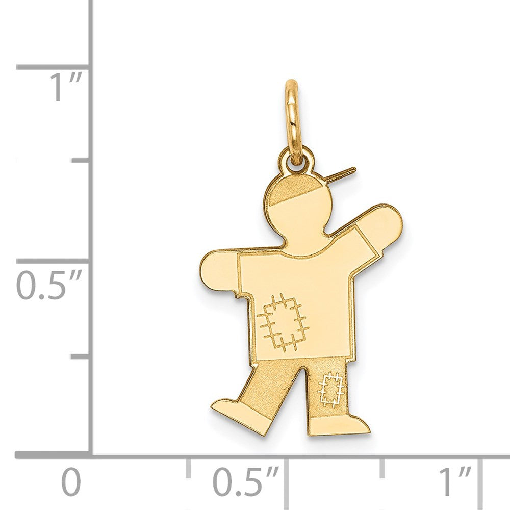 14K Gelbgold 14K Kinder Charm