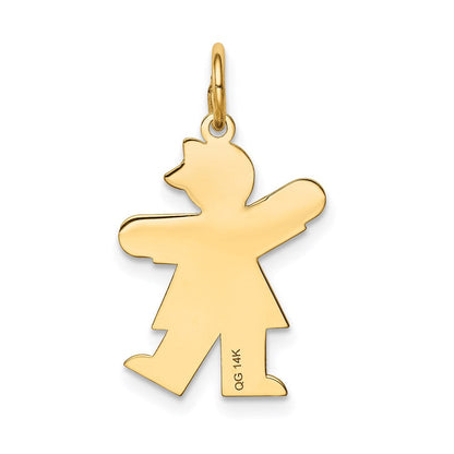 14K Gelbgold 14K Kinder Charm