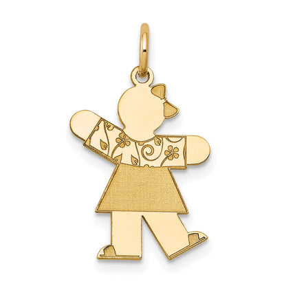14K Gelbgold 14K Kinder Charm