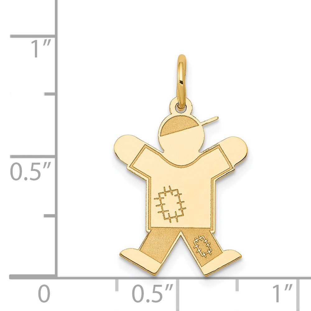 14K Gelbgold 14K Kinder Charm