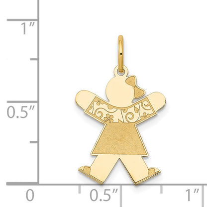 14K Gelbgold 14K Kinder Charm