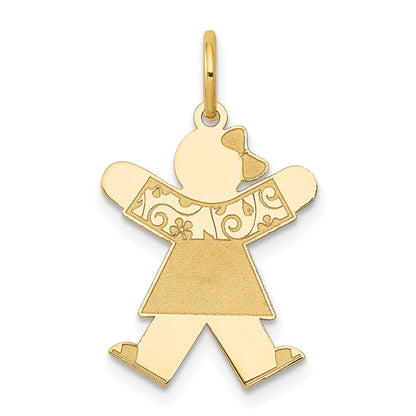 14K Gelbgold 14K Kinder Charm