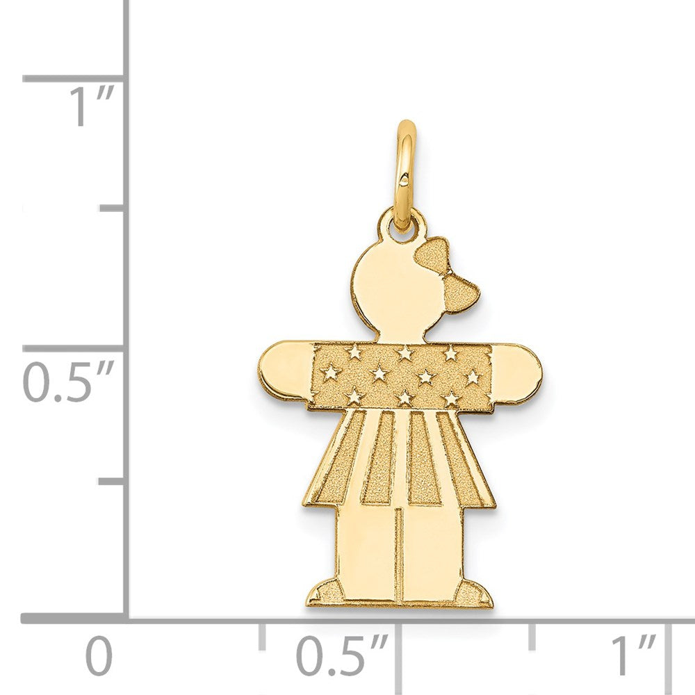 14K Gelbgold 14K Kinder Charm