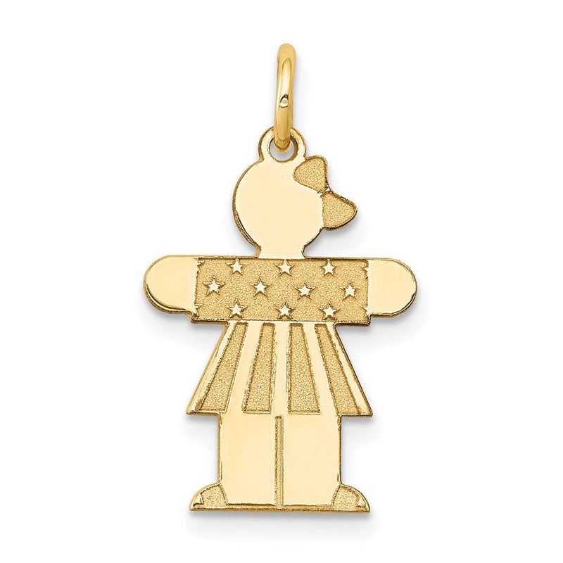 14K Gelbgold 14K Kinder Charm