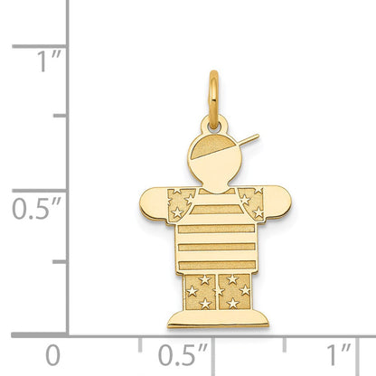 14K Gelbgold 14K Kinder Charm