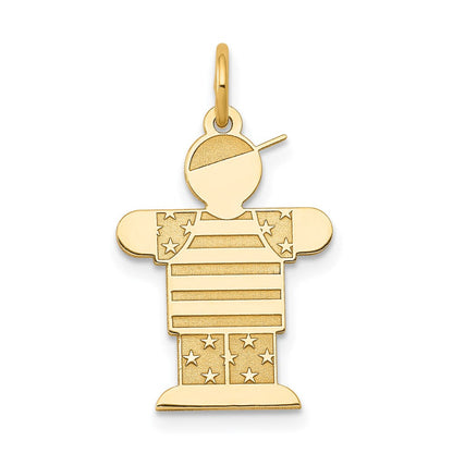 14K Gelbgold 14K Kinder Charm