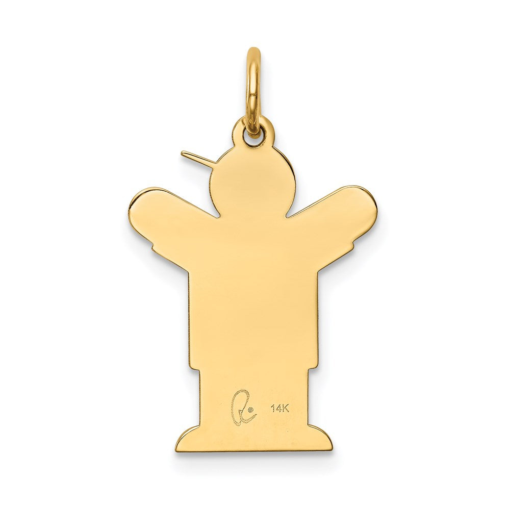 14K Gelbgold 14K Kinder Charm