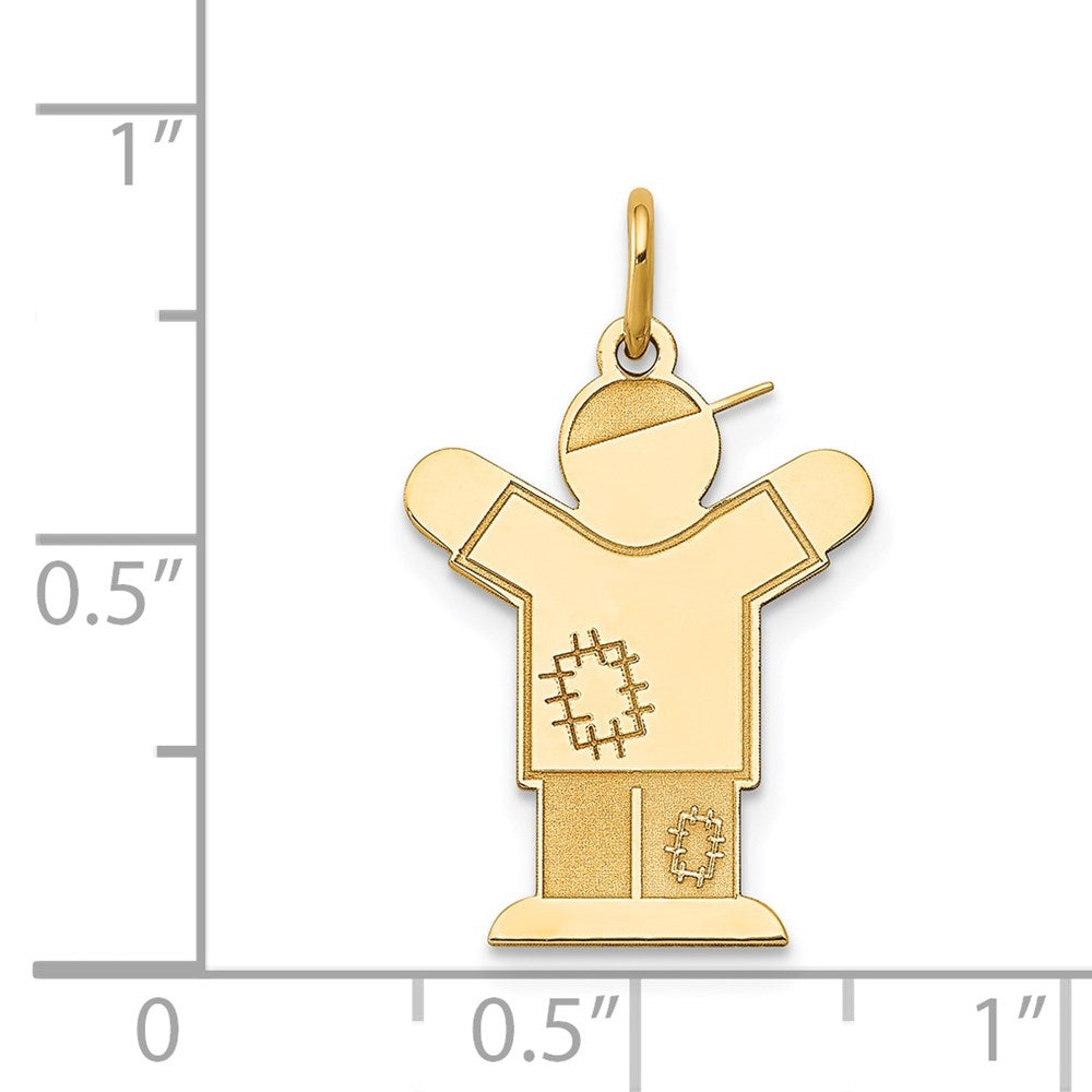 14K Gelbgold 14K Kinder Charm