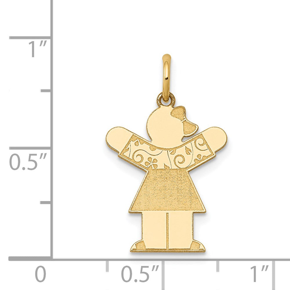 14K Gelbgold 14K Kinder Charm