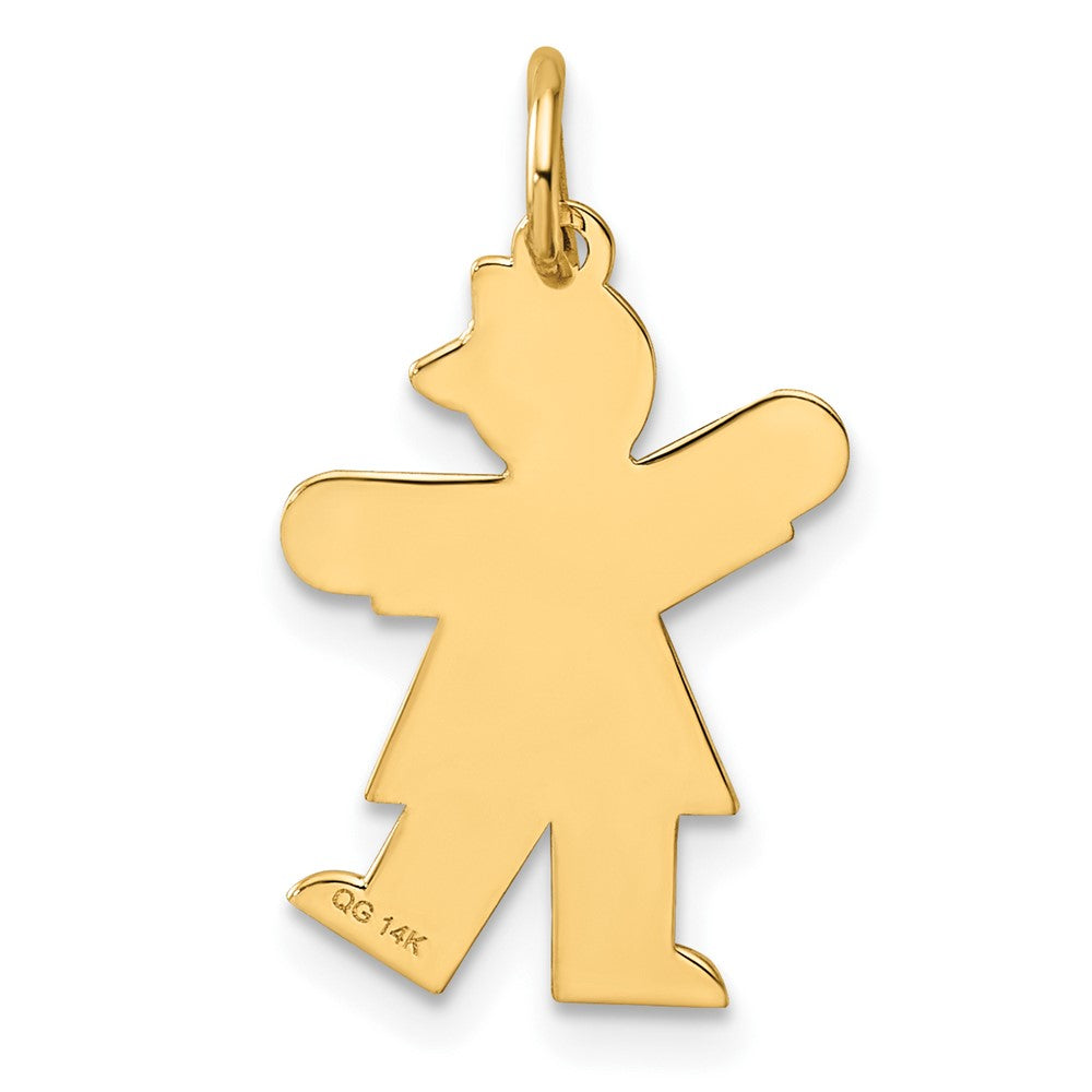 14K Gelbgold 14K Kinder Charm