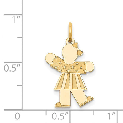 14K Gelbgold 14K Kinder Charm