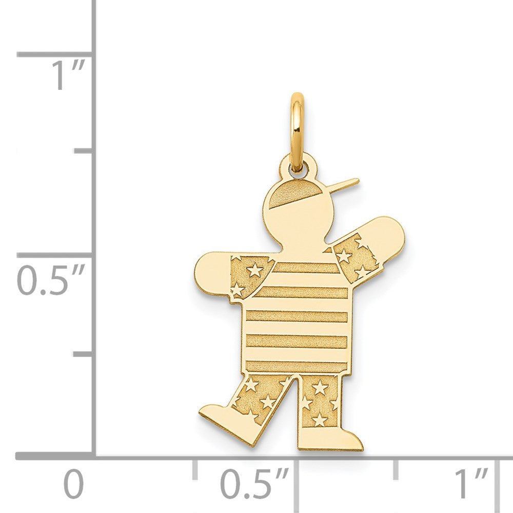 14K Gelbgold 14K Kinder Charm