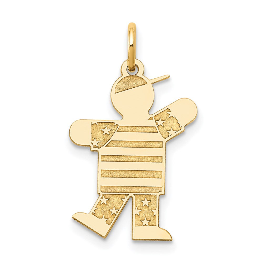 14K Gelbgold 14K Kinder Charm
