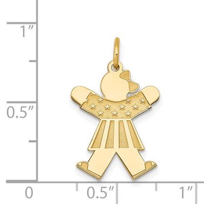 14K Gelbgold Kinder Charm