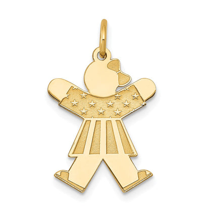 14K Gelbgold Kinder Charm