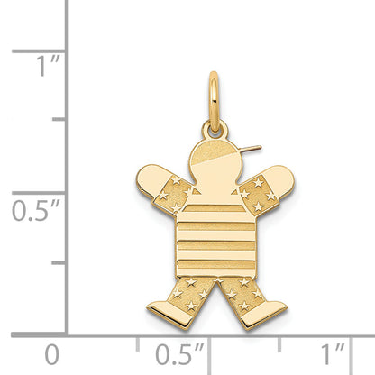 14K Gelbgold 14K Kinder Charm