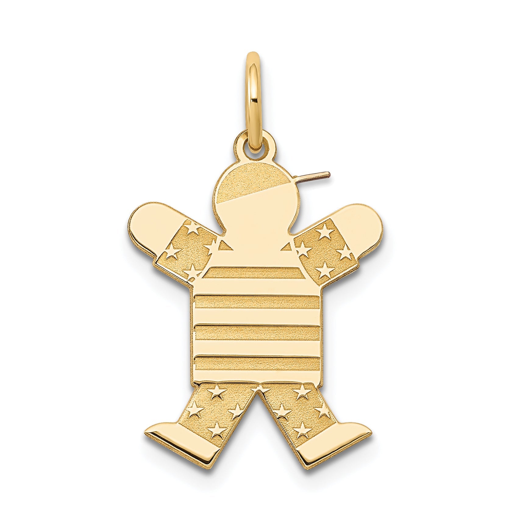 14K Gelbgold 14K Kinder Charm