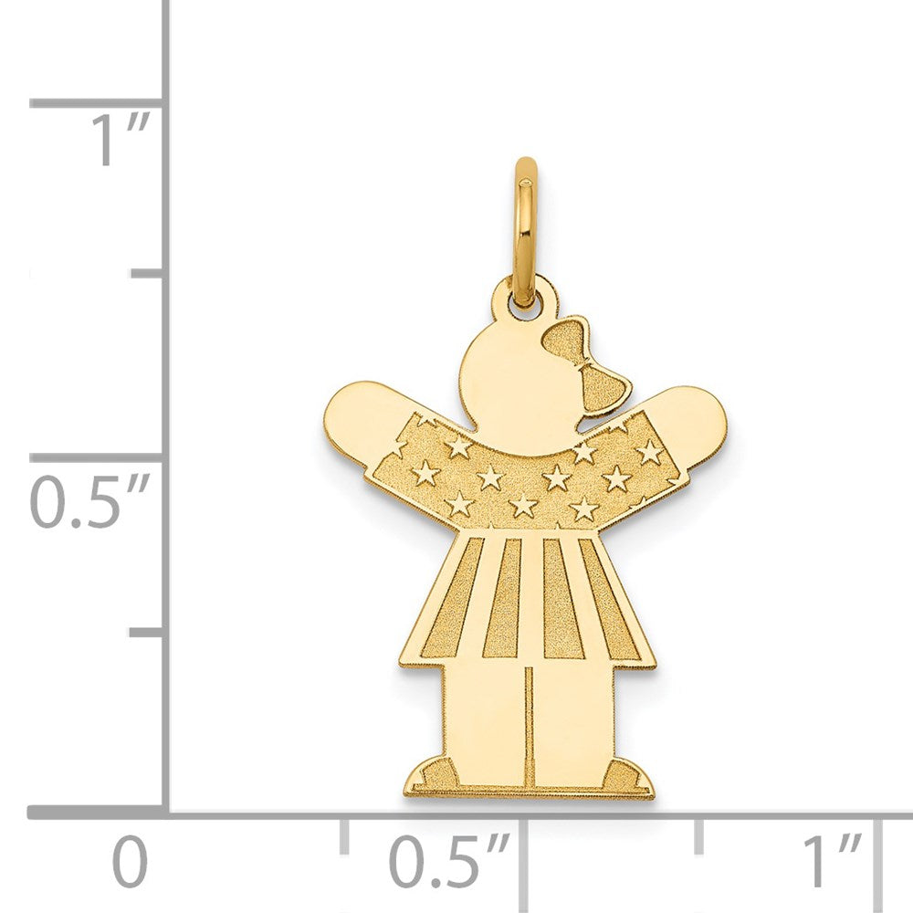 14K Gelbgold 14K Kinder Charm