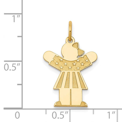 14K Gelbgold 14K Kinder Charm