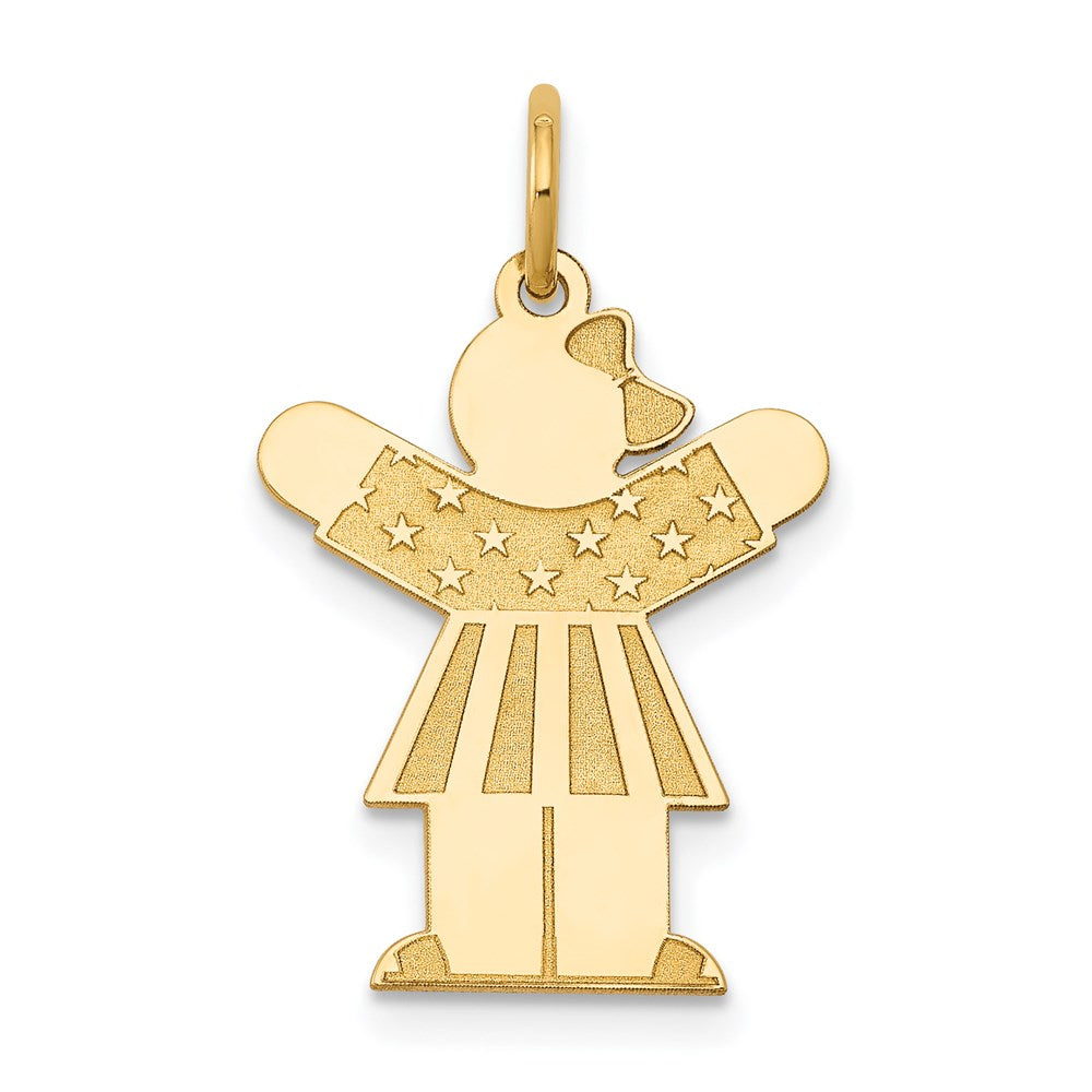 14K Gelbgold 14K Kinder Charm