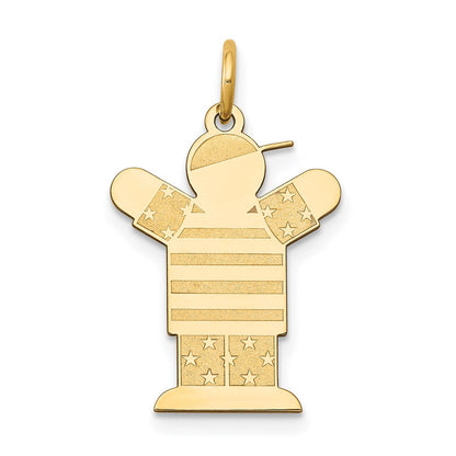 14K Gelbgold 14K Kinder Charm