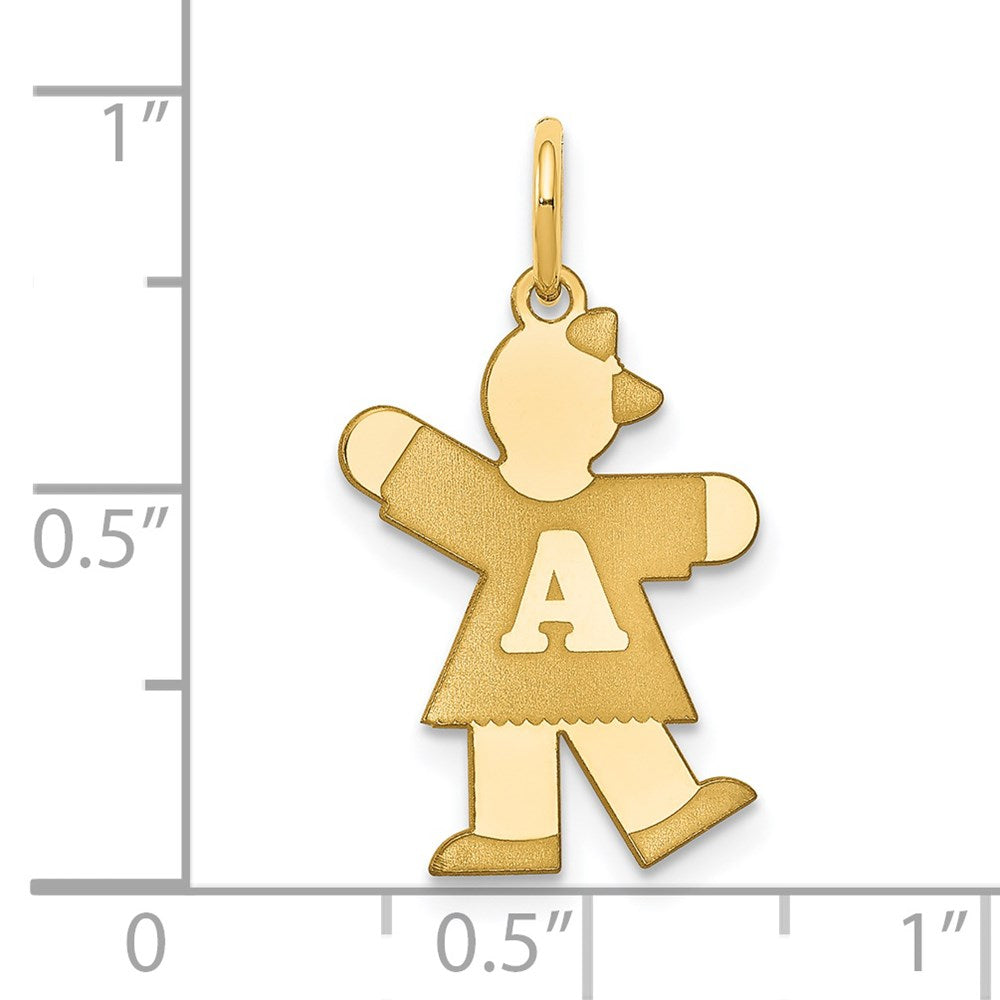 14K Gelbgold Kinder Charm