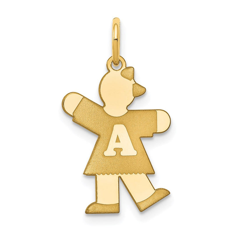 14K Gelbgold Kinder Charm
