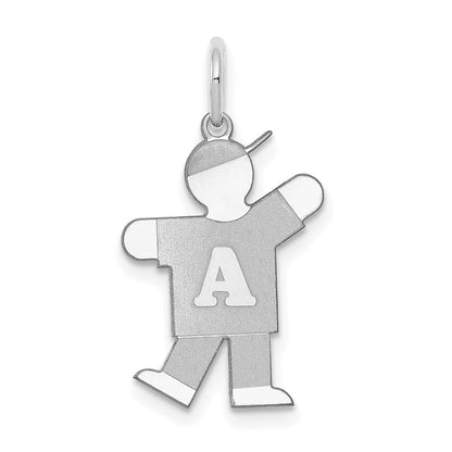 14K Weißgold Kinder Charm