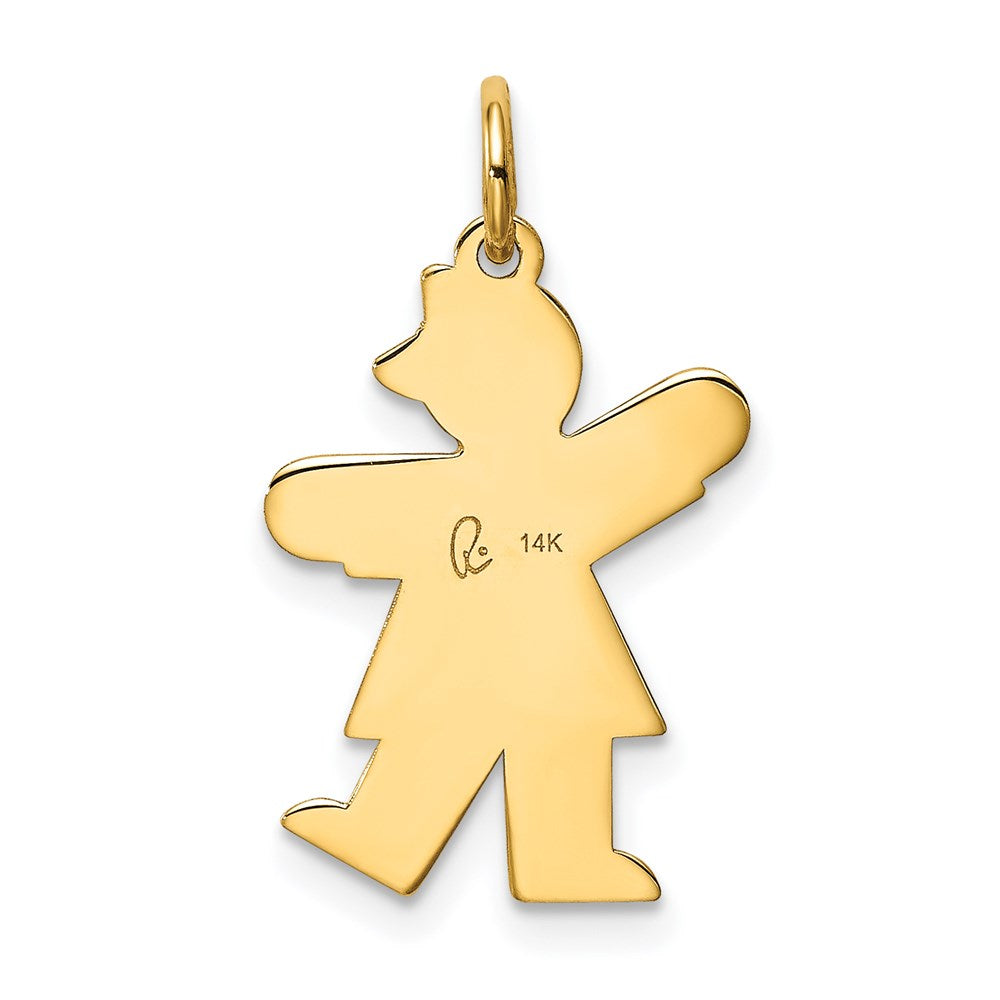 14K Gelbgold 14K Kinder Charm