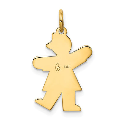 14K Gelbgold 14K Kinder Charm