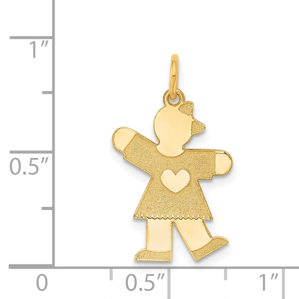 14K Gelbgold 14K Kinder Charm