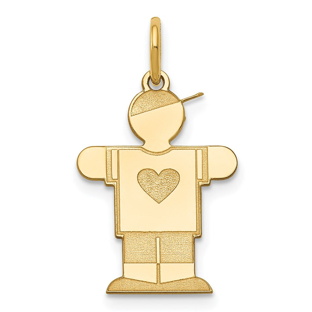 14K Gelbgold 14K Kinder Charm