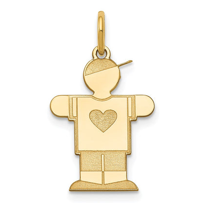 14K Gelbgold 14K Kinder Charm