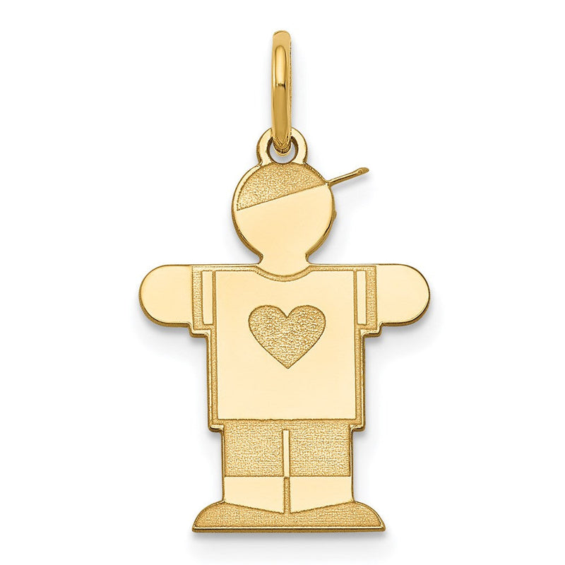 14K Gelbgold 14K Kinder Charm