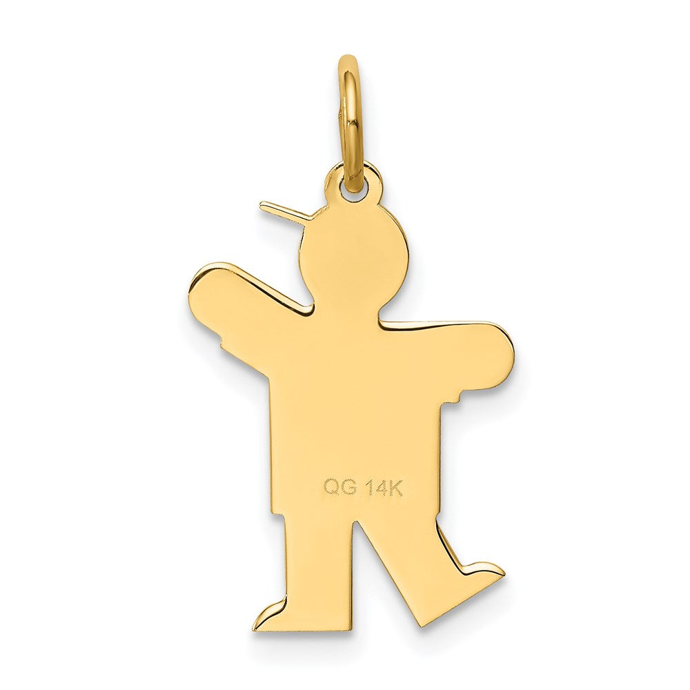 14K Gelbgold 14K Kinder Charm
