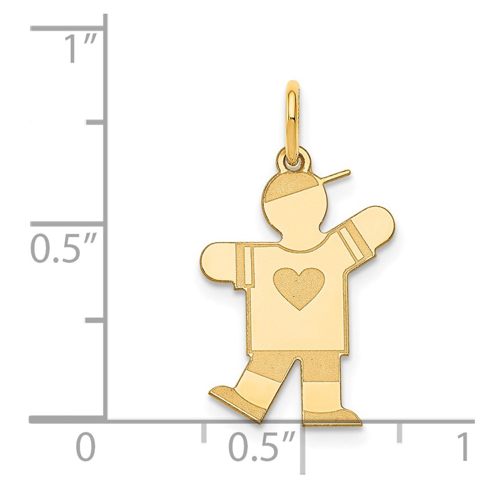 14K Gelbgold 14K Kinder Charm