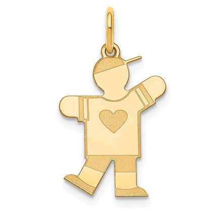 14K Gelbgold 14K Kinder Charm