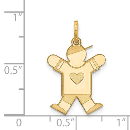 14K Gelbgold 14K Kinder Charm