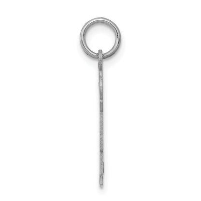 14K Weißgold Kinder Charm