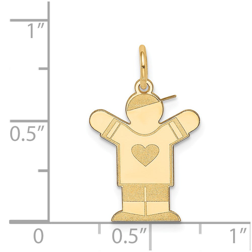 14K Gelbgold 14K Kinder Charm
