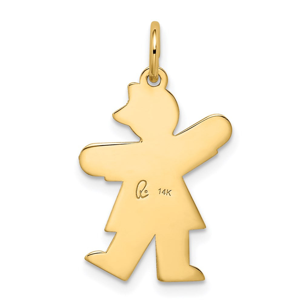 14K Gelbgold 14K Kinder Charm