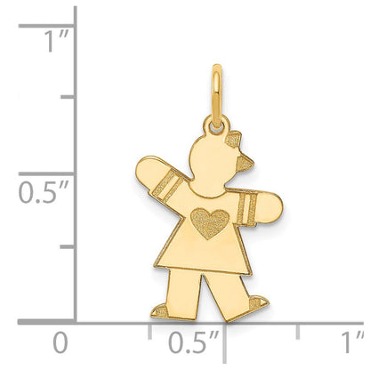 14K Gelbgold 14K Kinder Charm