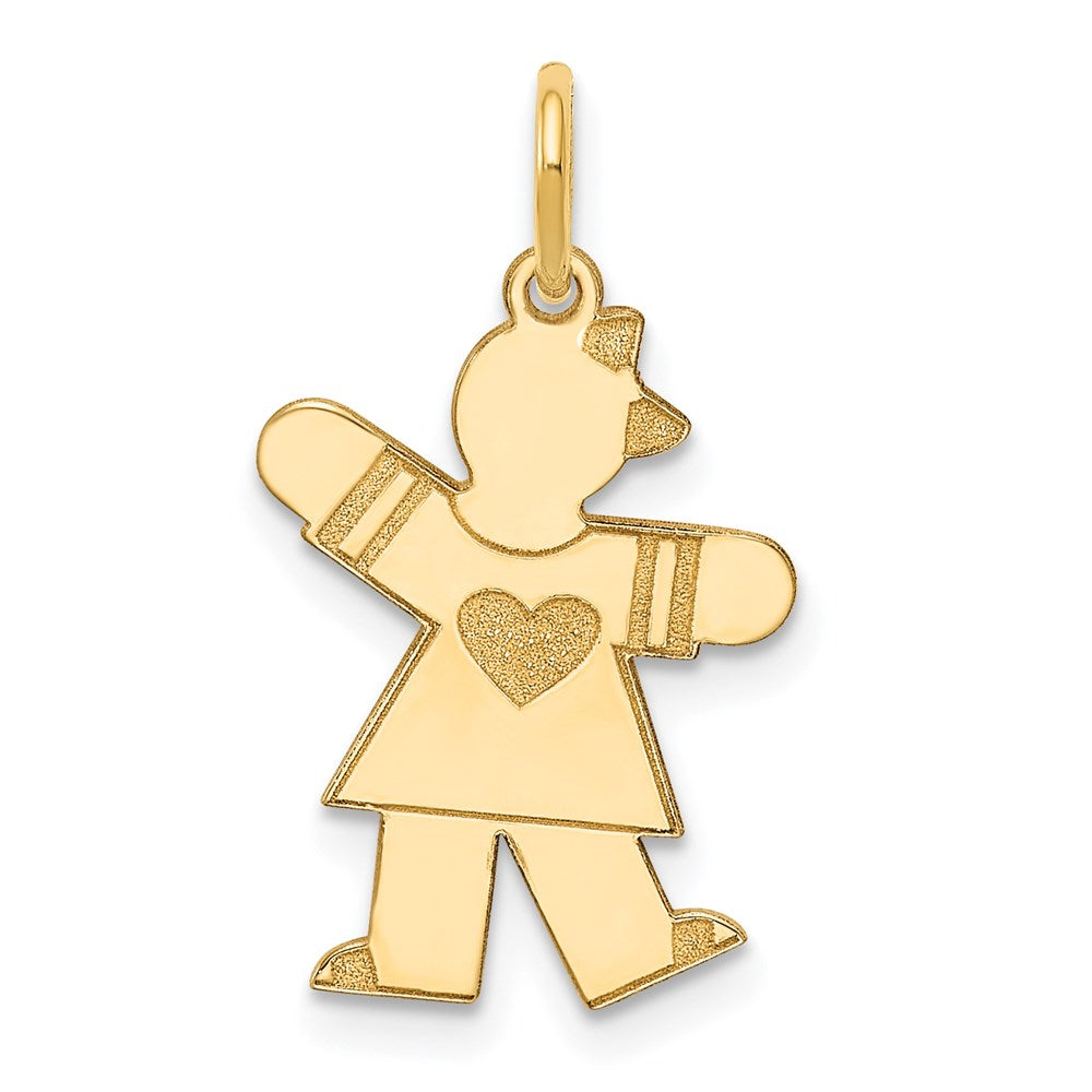 14K Gelbgold 14K Kinder Charm