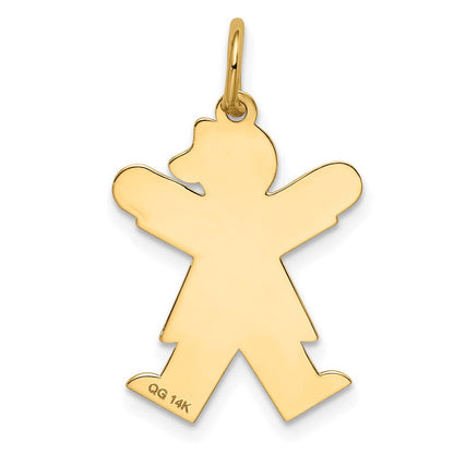 14K Gelbgold 14K Kinder Charm