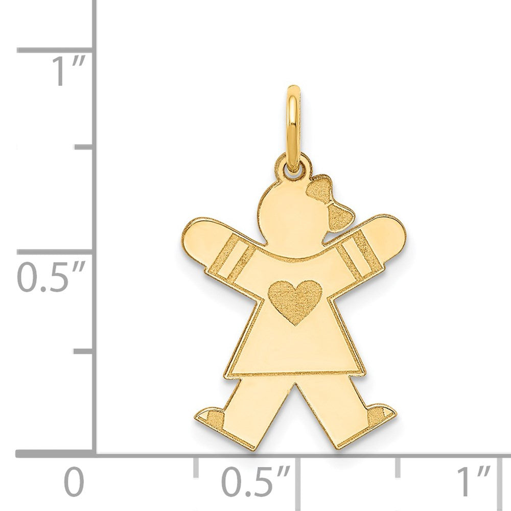 14K Gelbgold 14K Kinder Charm