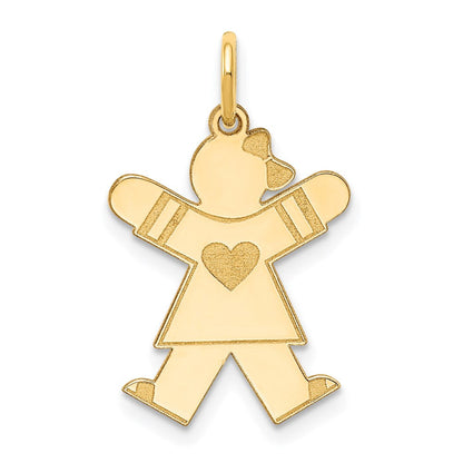 14K Gelbgold 14K Kinder Charm