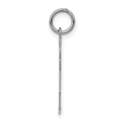 14K Weißgold Kinder Charm